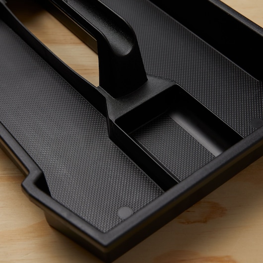 Close up of 24 inch Series 2000 Tool Box featuring tote tray.