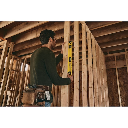 24 inch I beam 180 level being used.