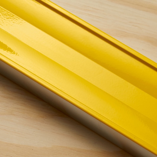 Non marring side bumpers feature of 24 inch non magnetic level.