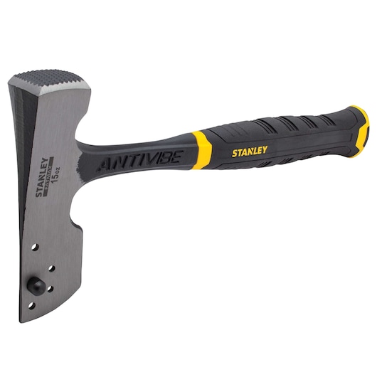 15 ounce fat max anti vibe shingler hammer with blade.