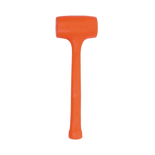 42 ounce compo cast standard head soft face hammer.