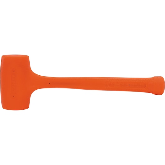 42 ounce compo cast standard head soft face hammer.