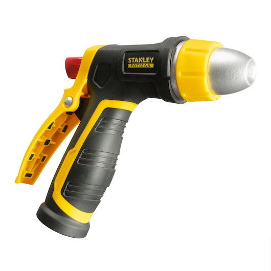 Black and yellow heavy-duty adjustable rear trigger nozzle.
