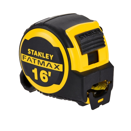 Profile of 16 foot fatmax tape measure.