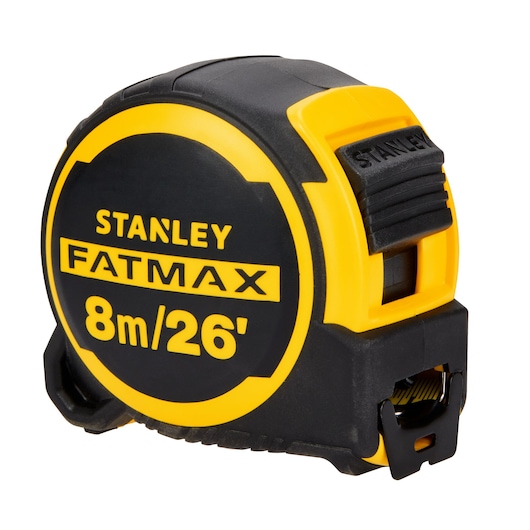 Back profile of 35 foot fatmax tape measure.