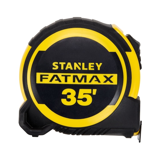 Right profile of 35 foot fatmax tape measure.