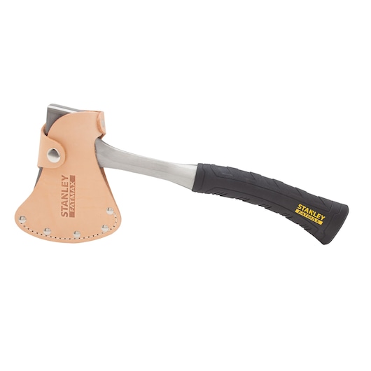 Left profile of fatmax 20 ounce campers axe.