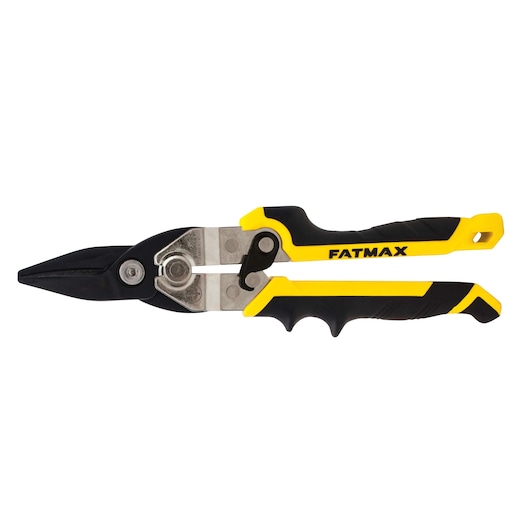 Profile of fatmax straight cut aviation snips.