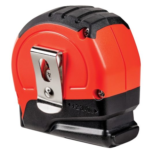 Back view of 16 Feet HIGH VISIBILITY LEVER LOCK Tape measure.