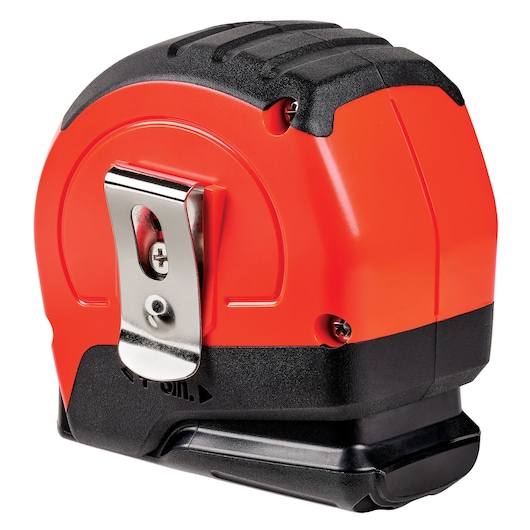 Profile of 25 FOOT HIGH VISIBILITY MAGNETIC LEVER LOCK TAPE MEASURE.