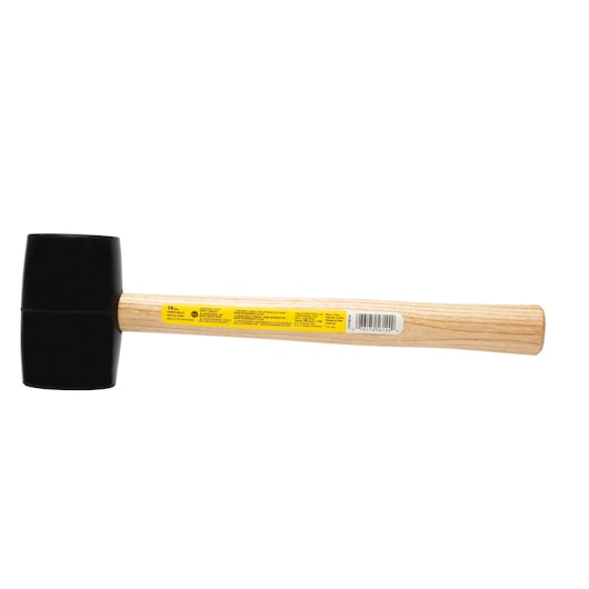 16 ounce RUBBER MALLET in plackaging.
