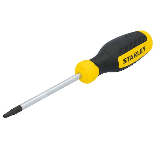 Stanley screwdrivers STHT60812 SQ2 x 4" 3/4 away view.