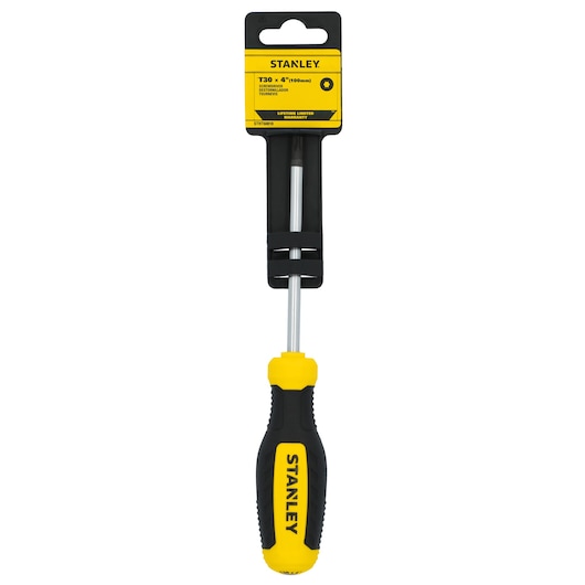 Stanley screwdrivers STHT60818 T30 x 4" in packaging.
