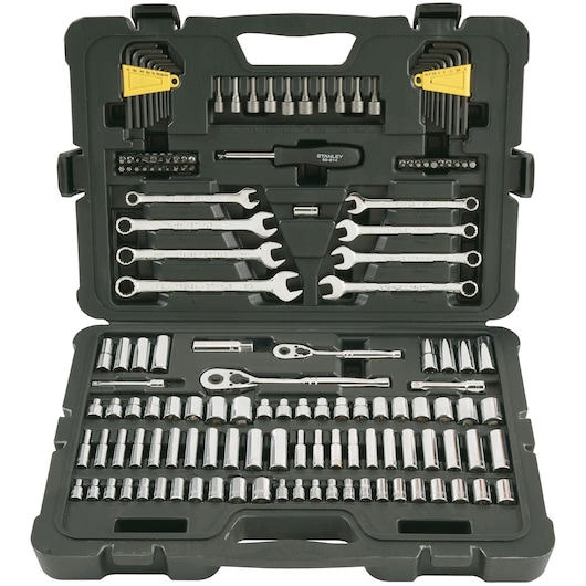 145 pc 1/4 in & 3/8 in Drive Mechanic's Tool Set