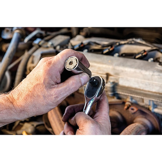 3 pc Universal Socket & Accessory Set