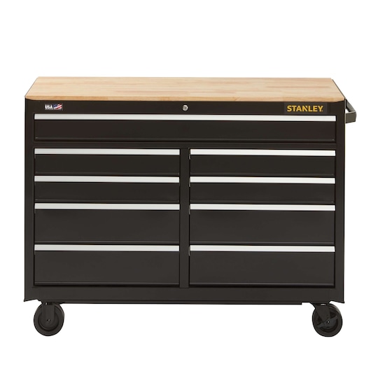 STANLEY® 300 Series 52 in W 9-Drawer Mobile Workbench