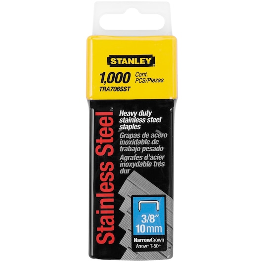 3/8 in Stainless Steel Heavy Duty Staples (1000 pc)